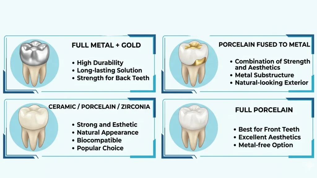 Types of Dental Crowns