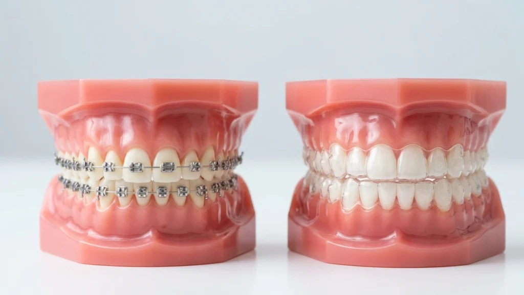 metal braces vs invisalign